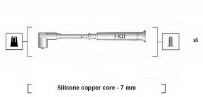MAGNETI MARELLI 941045340520 -  Комплект проводов зажигания